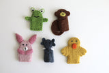 Animal Felt Finger Puppets